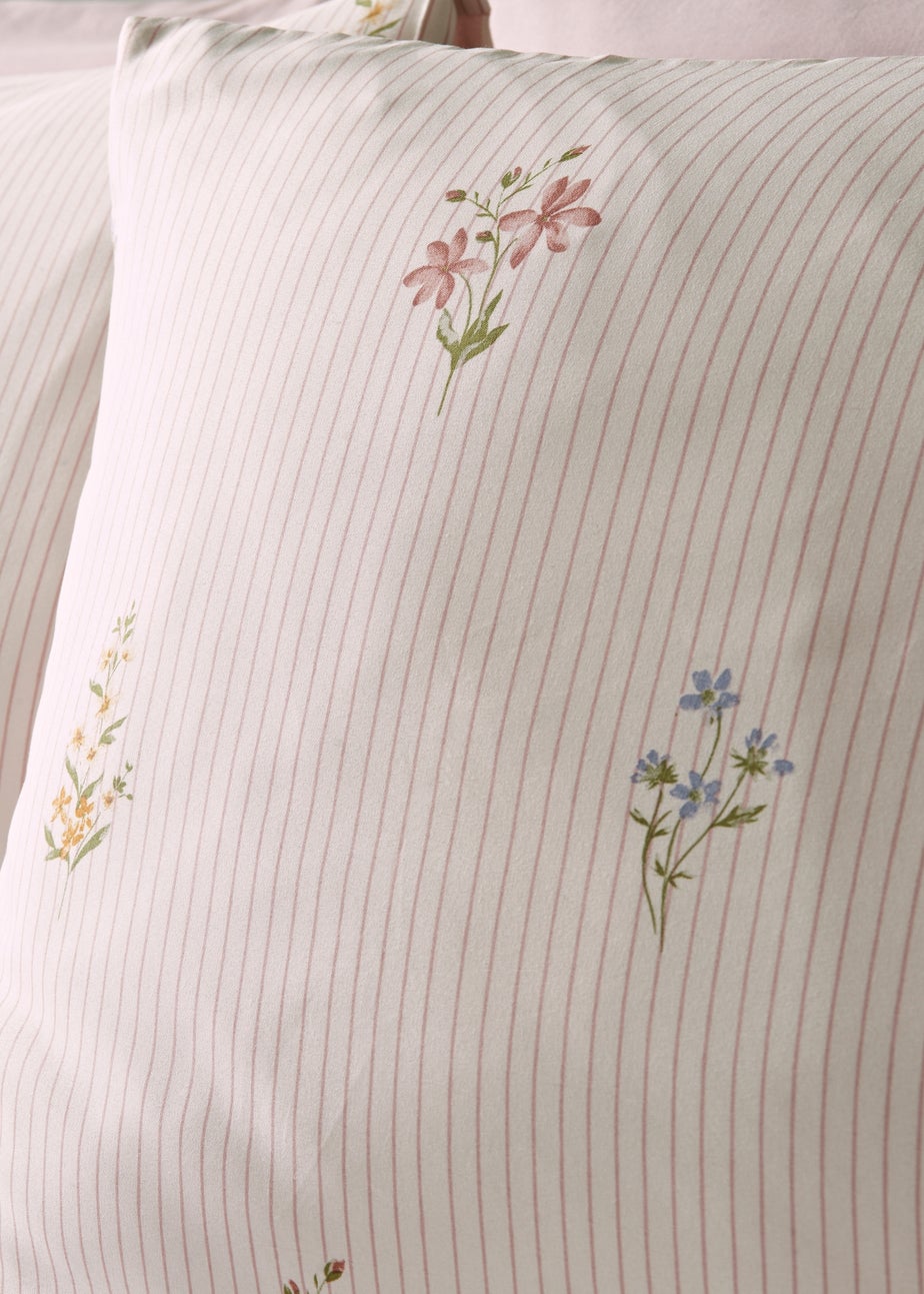 Pink Floral Duvet Set