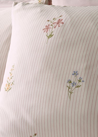 Pink Floral Duvet Set