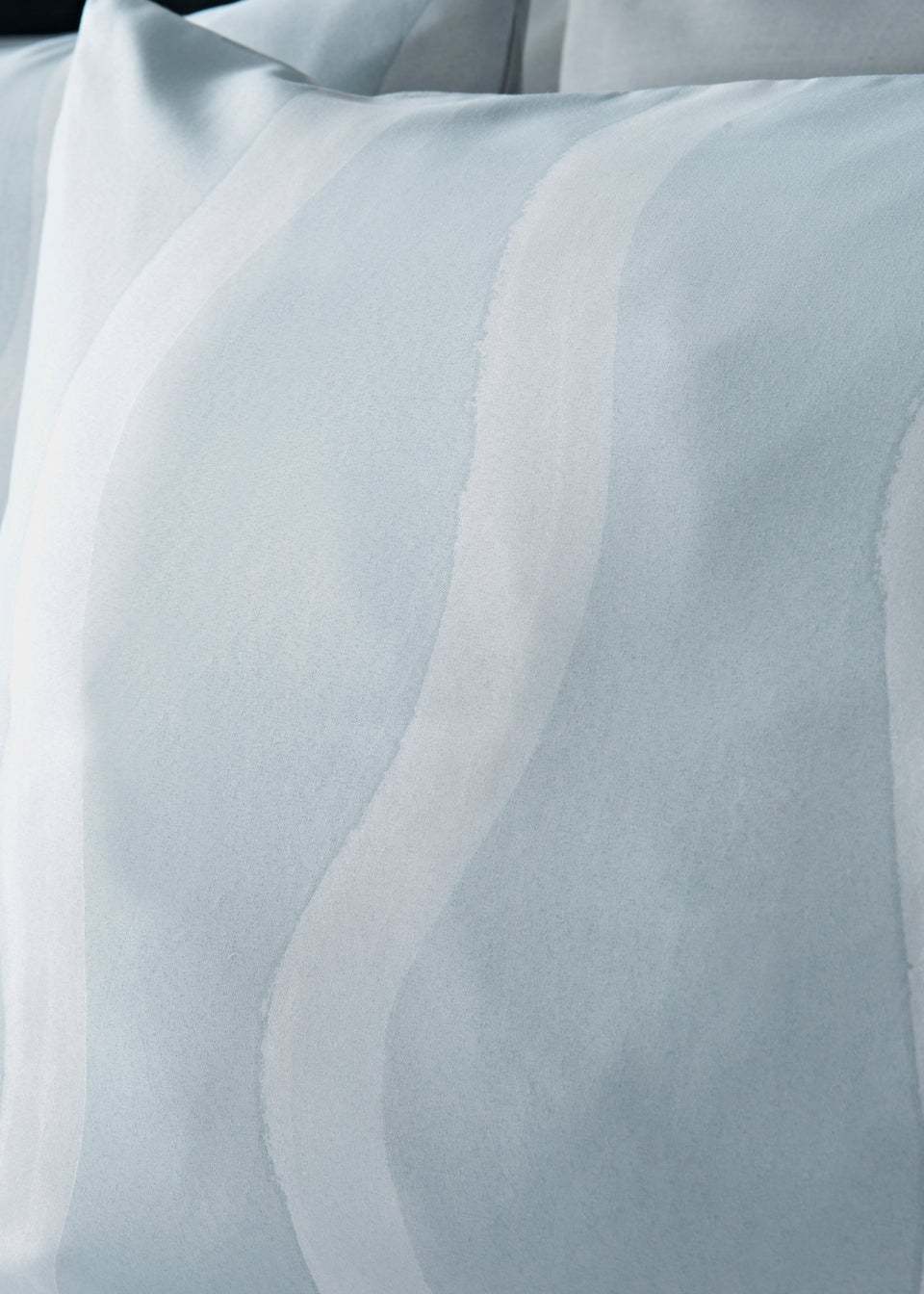 Blue Wavy Striped Duvet Set