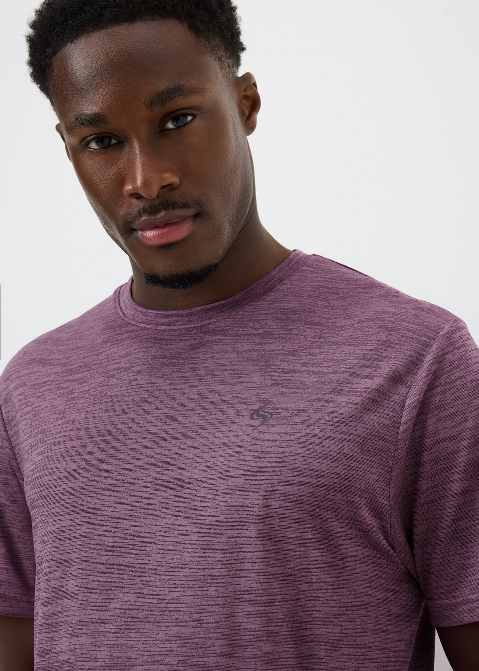 Souluxe Purple Two-Tone Sports T-Shirt