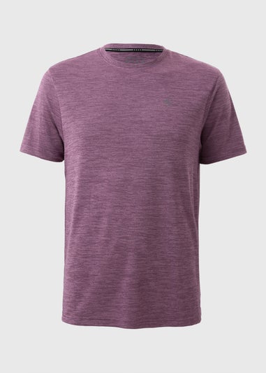 Souluxe Purple Two-Tone Sports T-Shirt