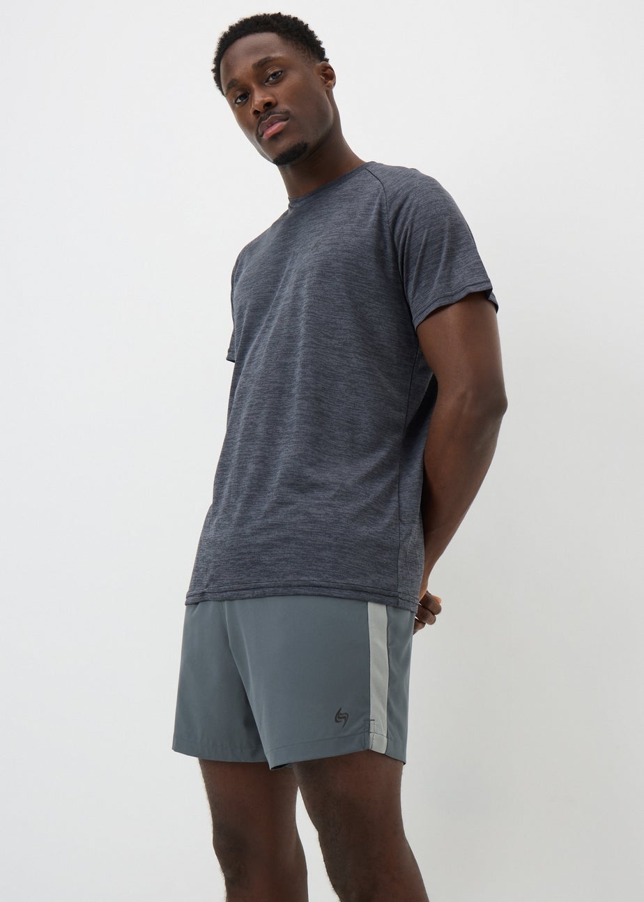 Souluxe Charcoal  Basic Sport Shorts