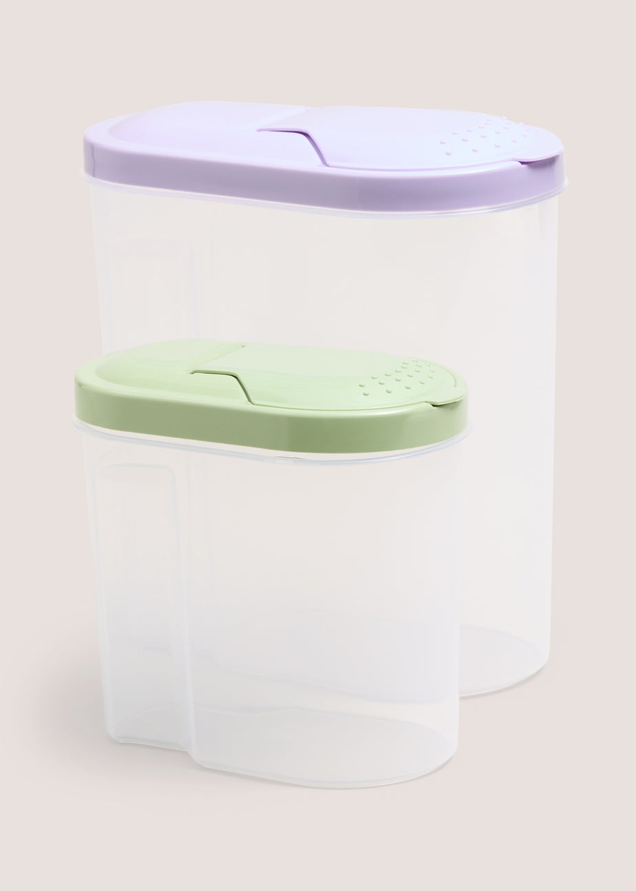 2 Piece Cereal Containers