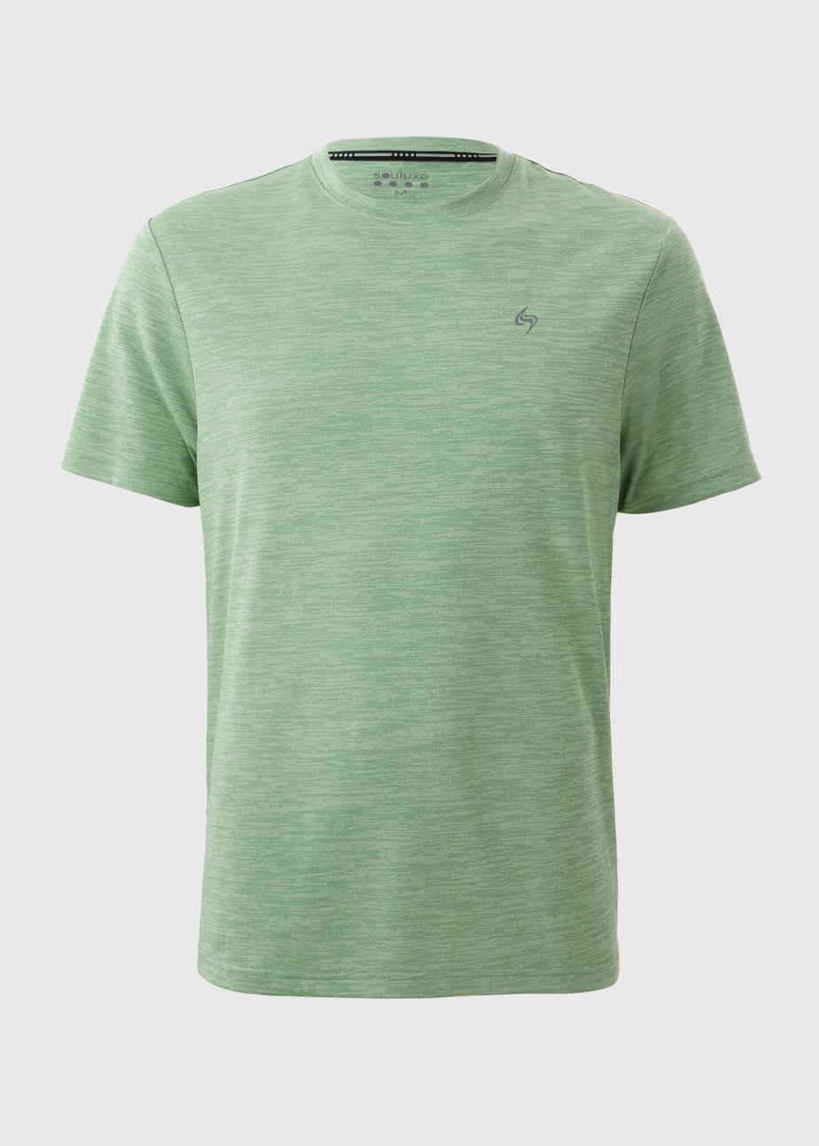 Souluxe Green Basic 2 Tone T-Shirt