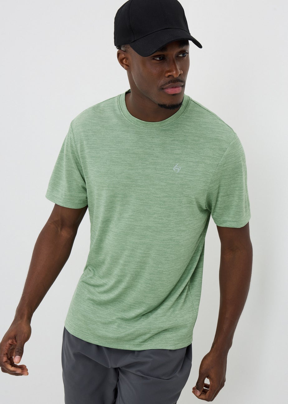 Souluxe Green Basic 2 Tone T-Shirt