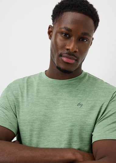 Souluxe Green Basic 2 Tone T-Shirt