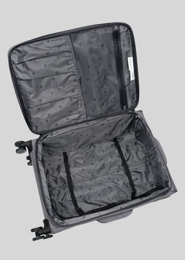 IT Luggage Equivocal Grey Soft Suitcase