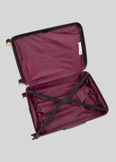 IT Luggage Statuesque Burgundy Hardshell Suitcase
