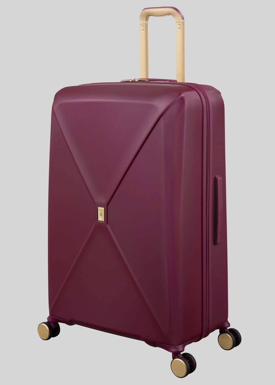 IT Luggage Statuesque Burgundy Hardshell Suitcase