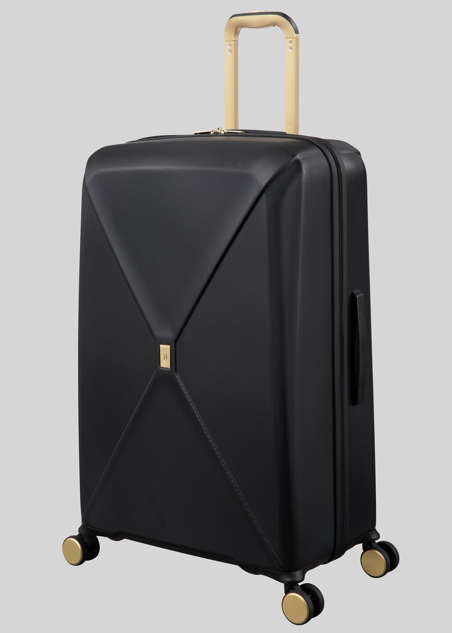 IT Luggage Statuesque Black Hardshell Suitcase