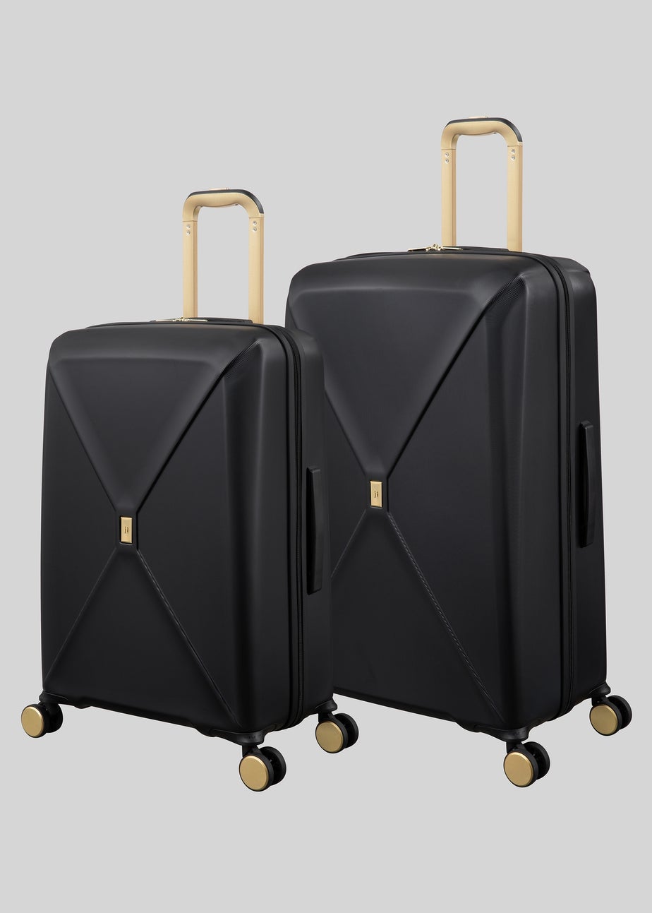 IT Luggage Statuesque Black Hardshell Suitcase