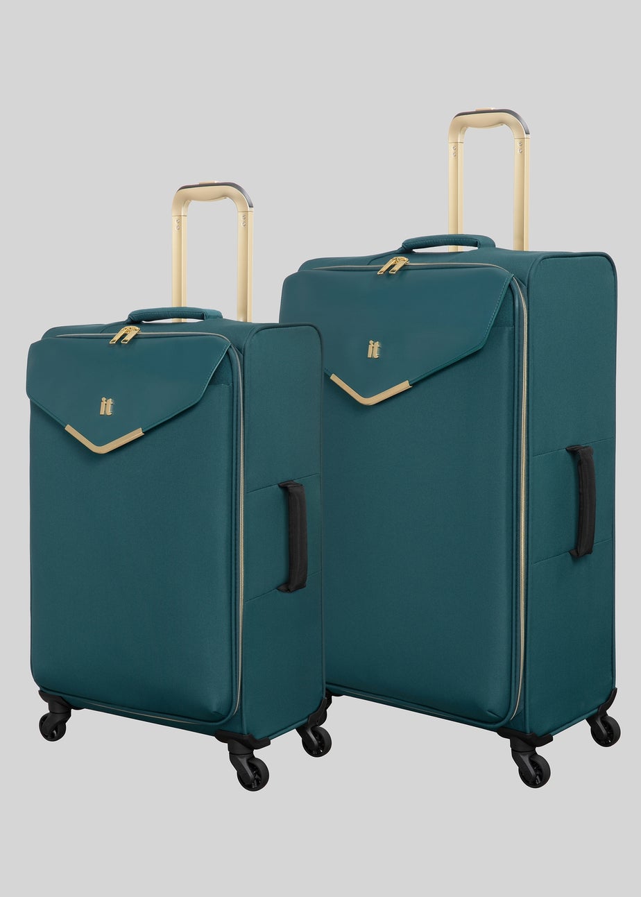 IT Luggage Ravishing Teal Soft Suitcase