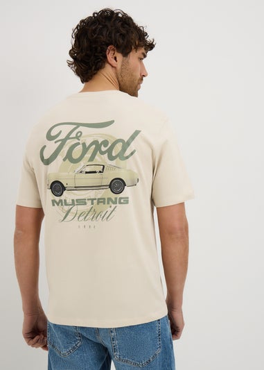 Ford Mustang Khaki Graphic T-Shirt