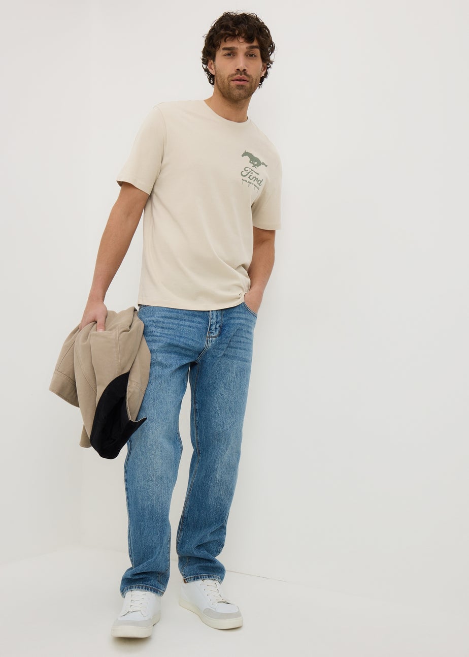 Ford Mustang Khaki Graphic T-Shirt