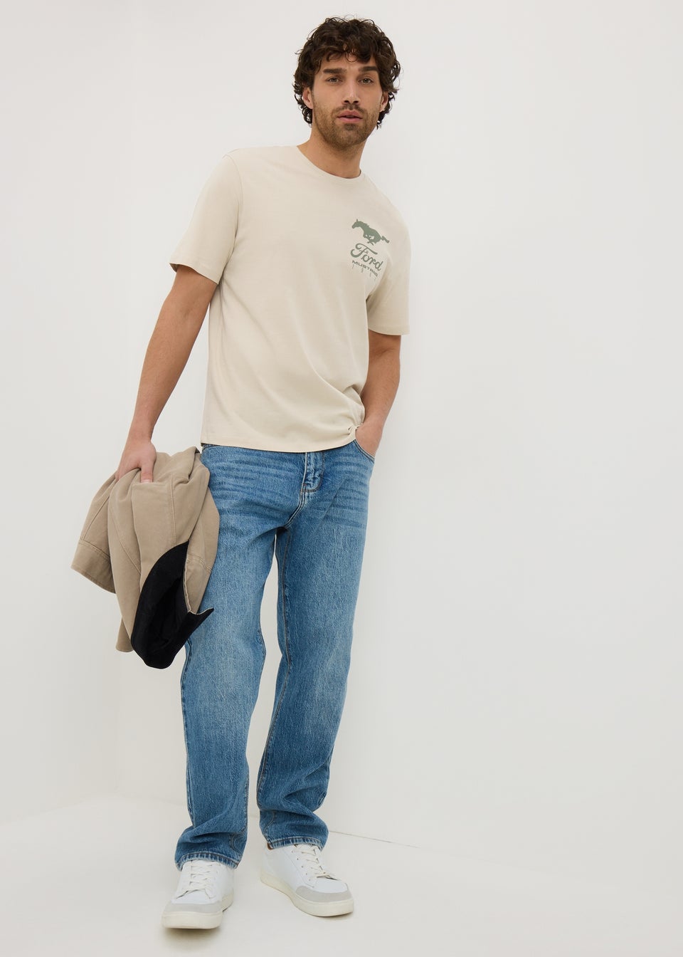 Ford Mustang Khaki Graphic T-Shirt