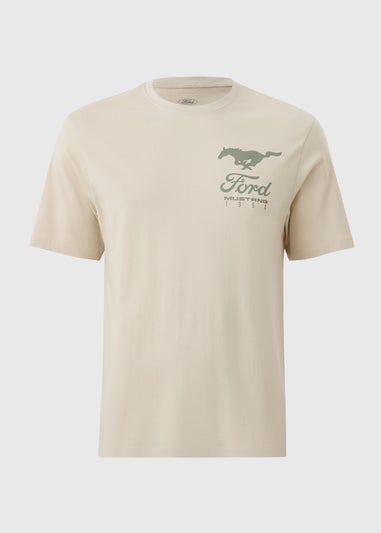 Ford Mustang Khaki Graphic T-Shirt