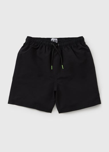 Boys Black Swimming Shorts (7-15yrs)