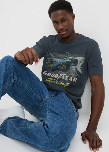 Navy Good Year Races T-Shirt