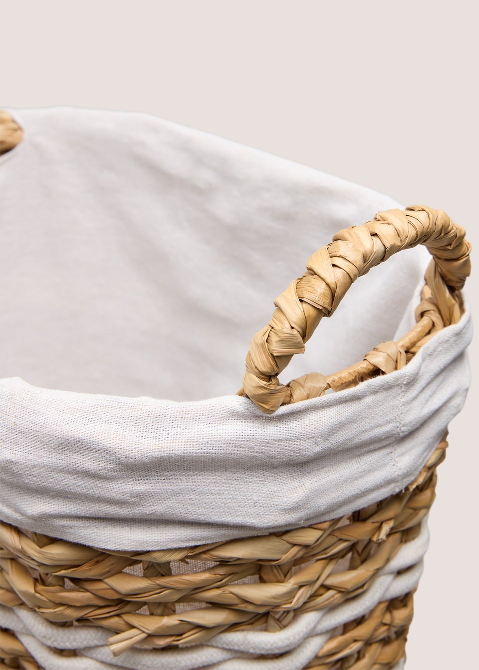 Woven Rope Laundry Basket