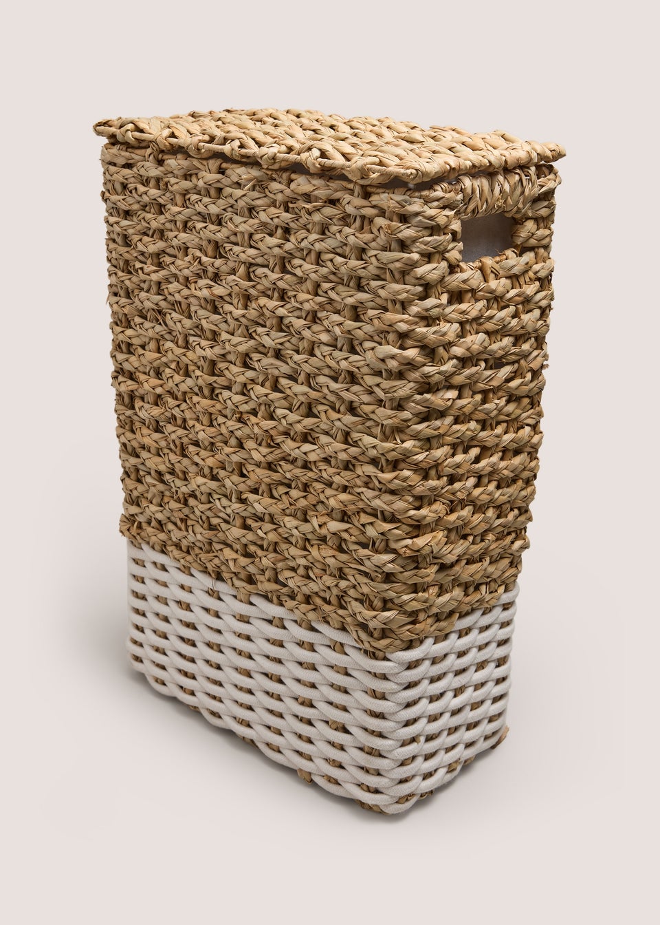Neutral Woven Laundry Basket