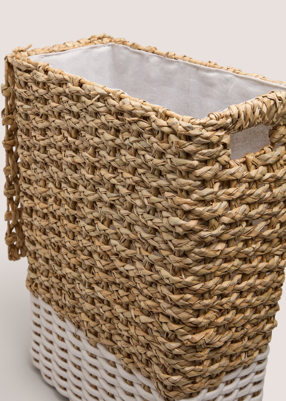 Neutral Woven Laundry Basket
