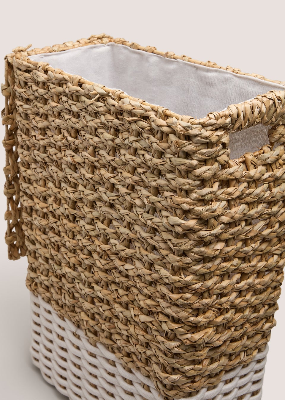 Neutral Woven Laundry Basket