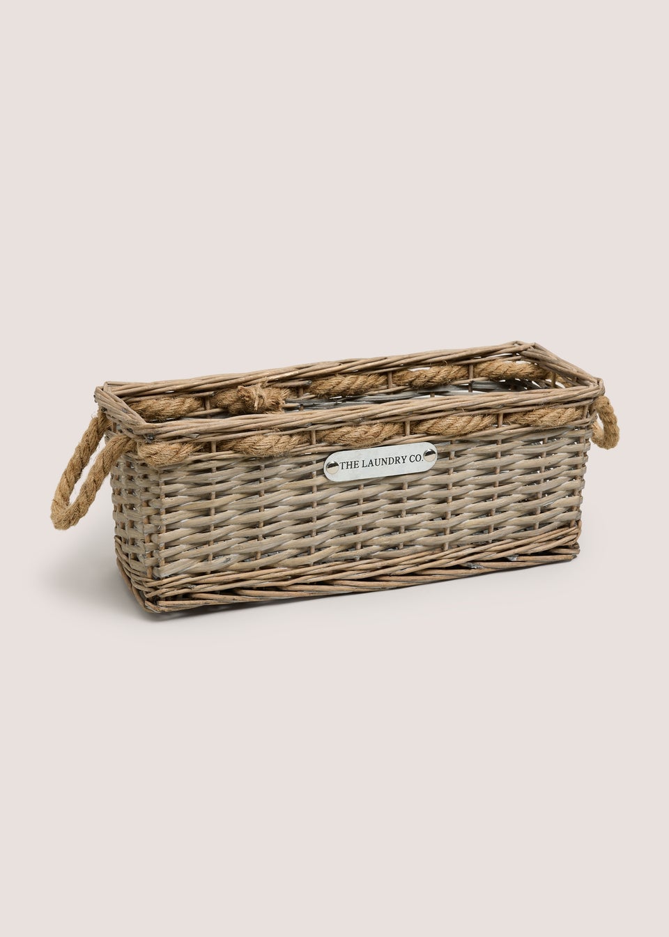 Laundry Rope Wick Window Basket