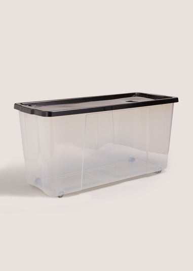 Black Wheeled Storage Box