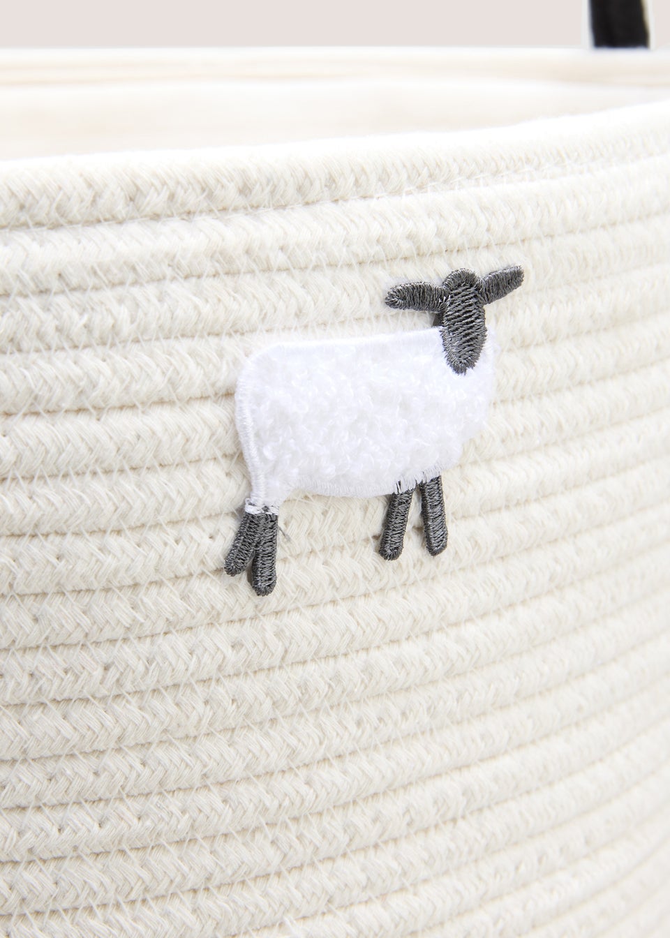 White Sheep Laundry Basket