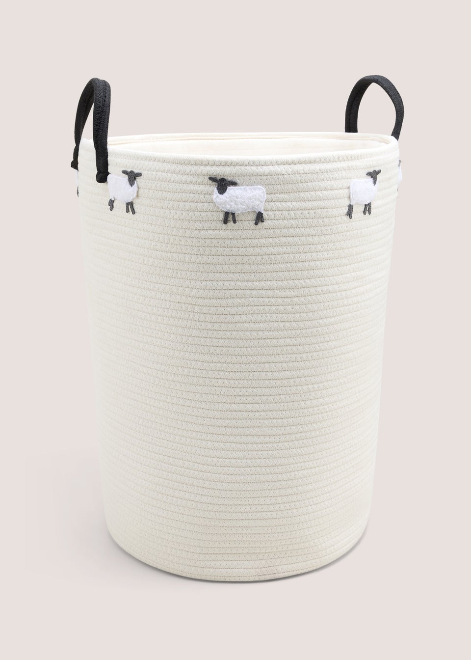 White Sheep Laundry Basket
