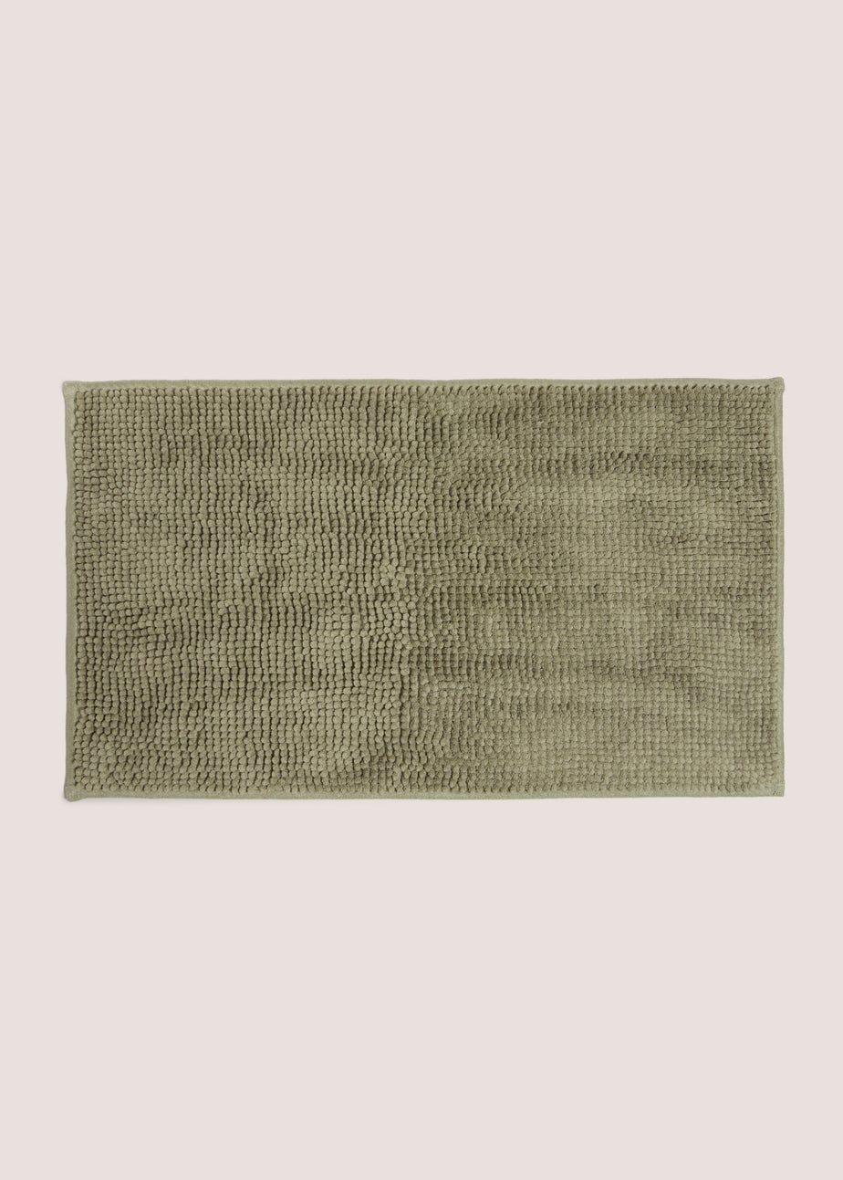 Sage Green Chenille Bath Mat