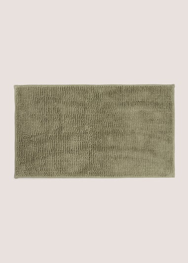 Sage Green Chenille Bath Mat