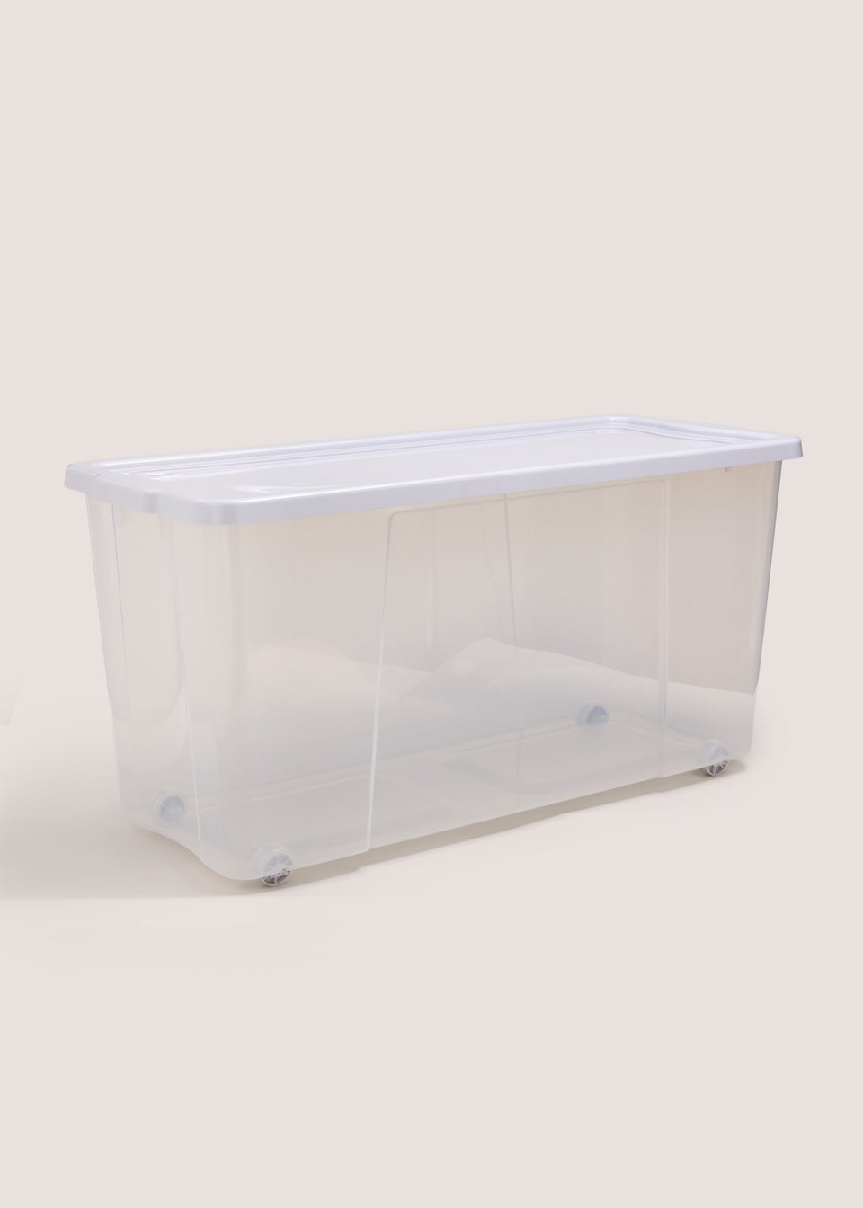Grey Wheeled Storage Box