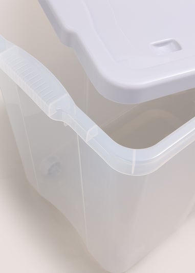 Grey Wheeled Storage Box