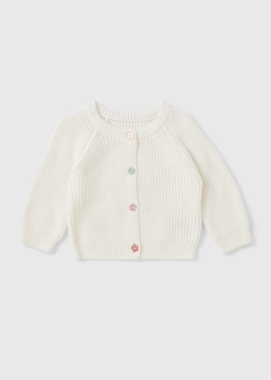 Baby Cream Cord Cardigan (Newborn-23mths)