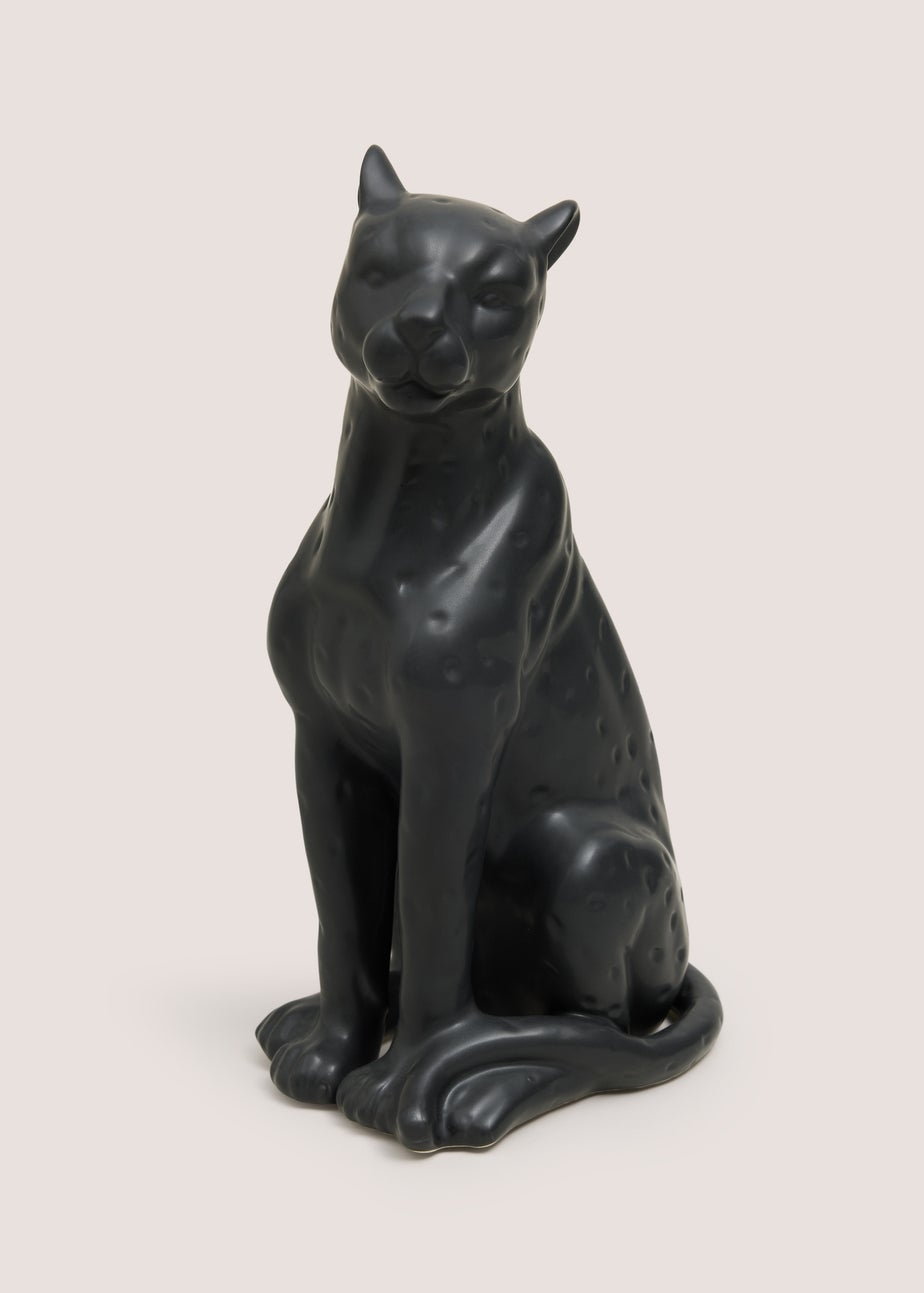 Black Leopard Ornament