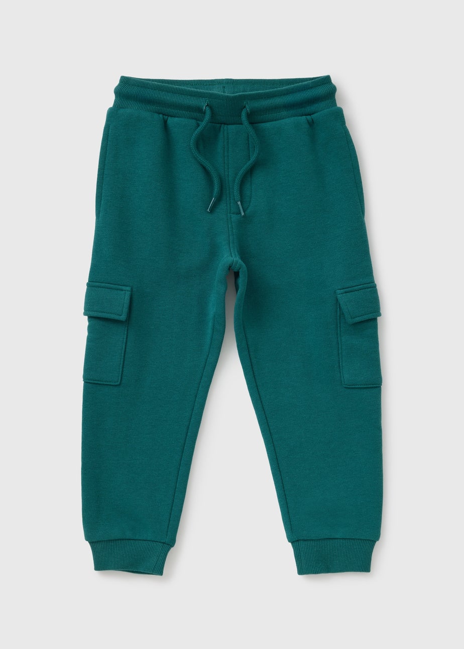 Boys Khaki Cargo Jogging Bottoms (1-7yrs)