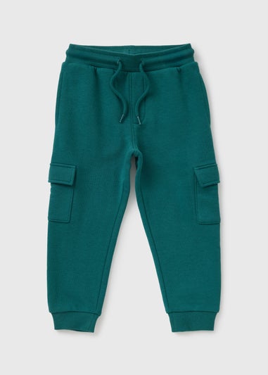 Boys Khaki Cargo Jogging Bottoms (1-7yrs)