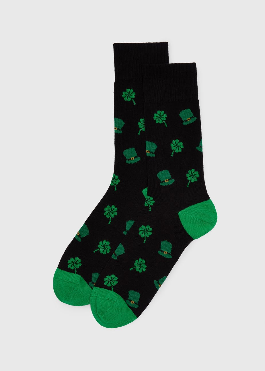 Green St Patrick's Day Ankle Socks