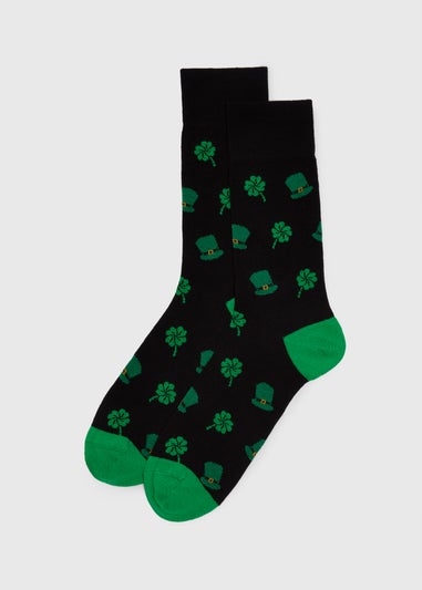 Green St Patrick's Day Ankle Socks