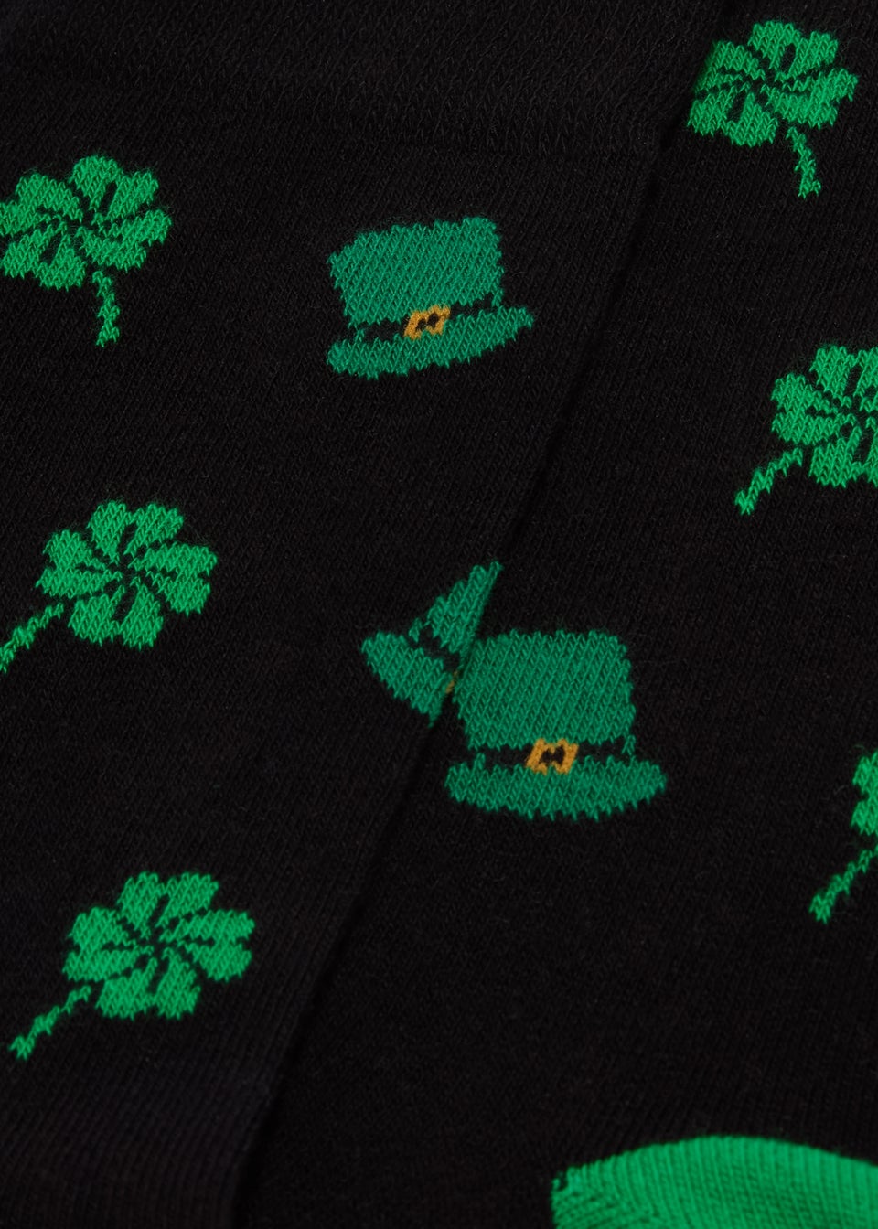 Green St Patrick's Day Ankle Socks