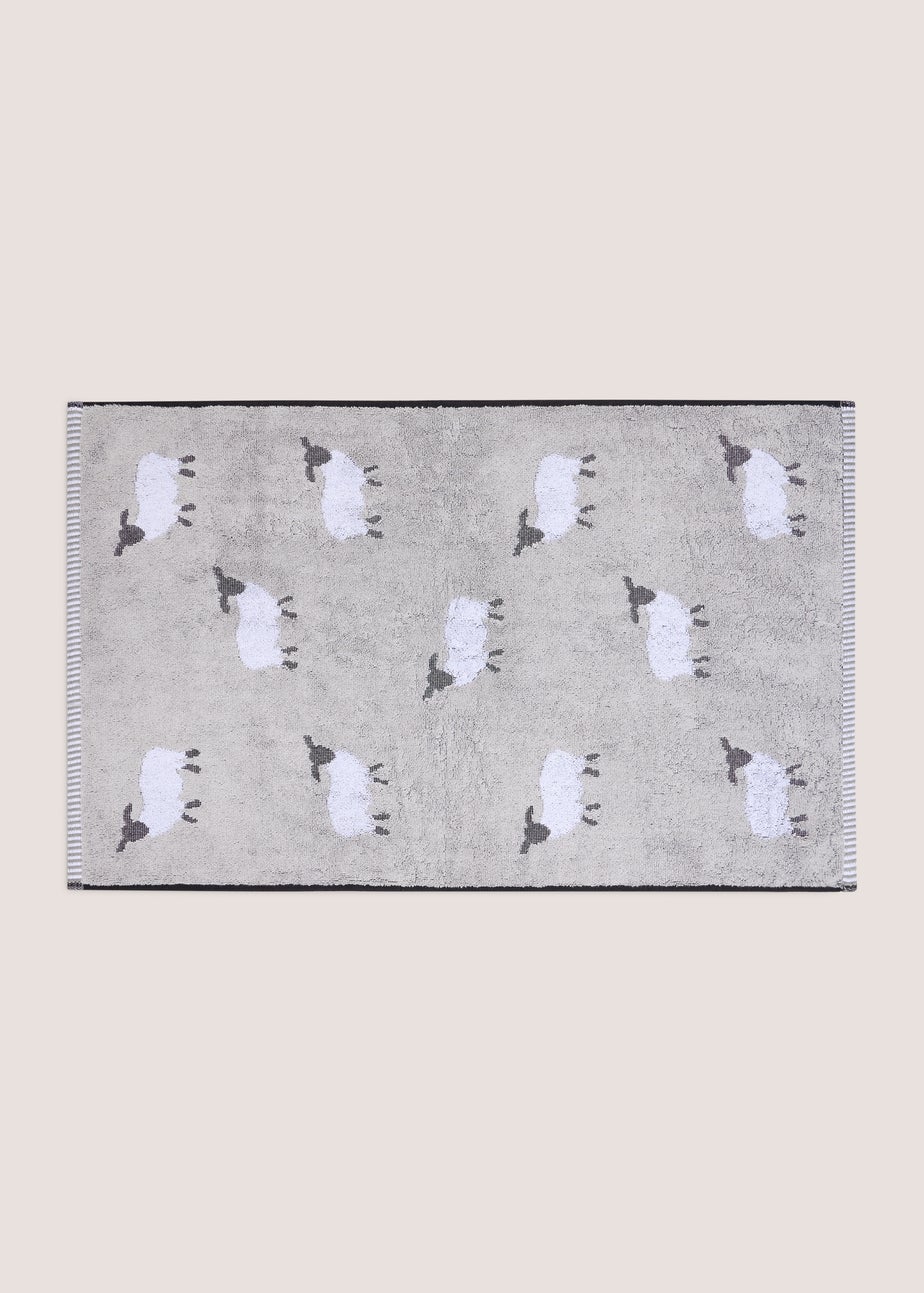 Grey Sheep Jacquard Hand Towel