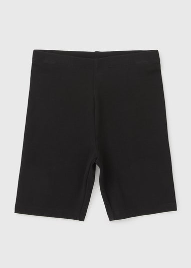 Girls Black Cycling Shorts (1-7yrs)