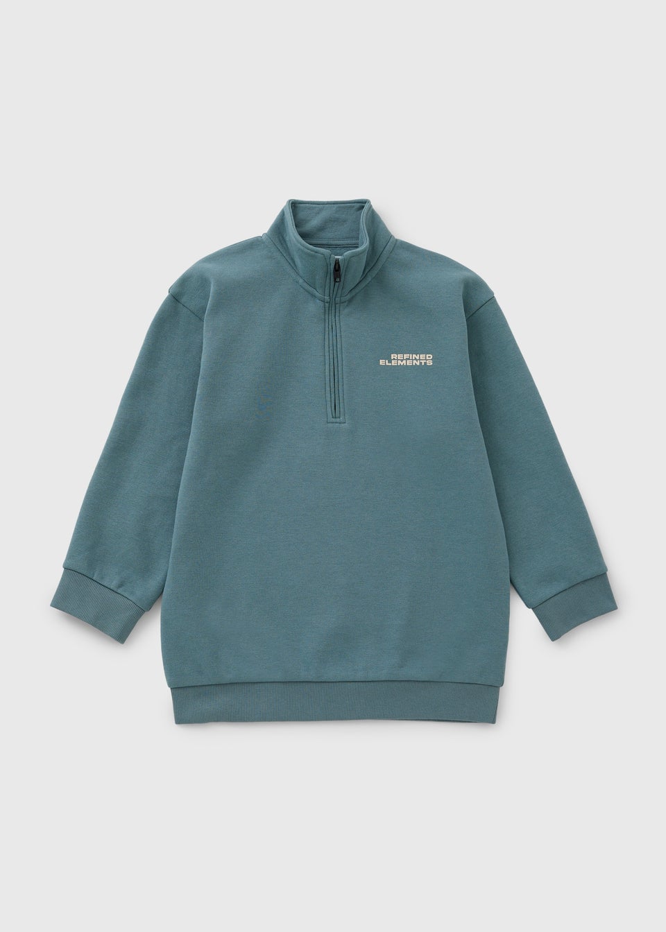 Boys Green Funnel Neck Sweatshirt (7-15yrs)