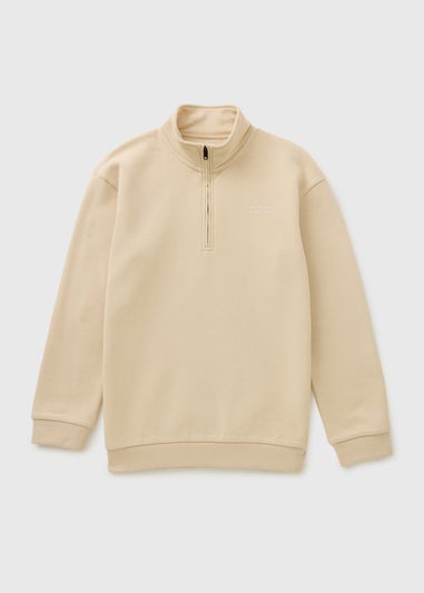 Boys Stone Funnel Neck Sweatshirt (7-15yrs)