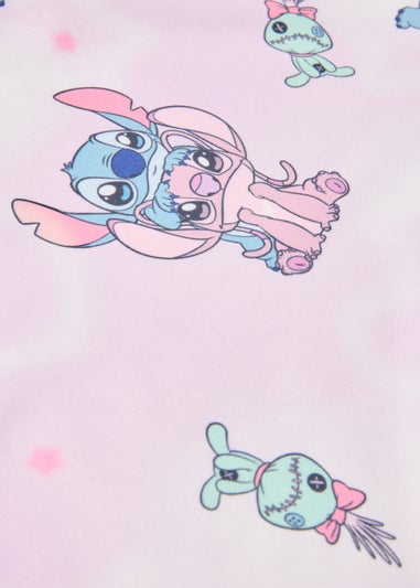 Disney Girls Lilac Stitch Short Pyjama Set (3-13yrs)