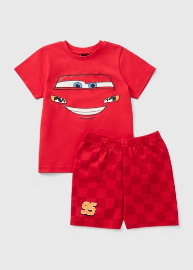 Cars Boys Red Lightning McQueen Short Pyjama Set (1-7 Years)