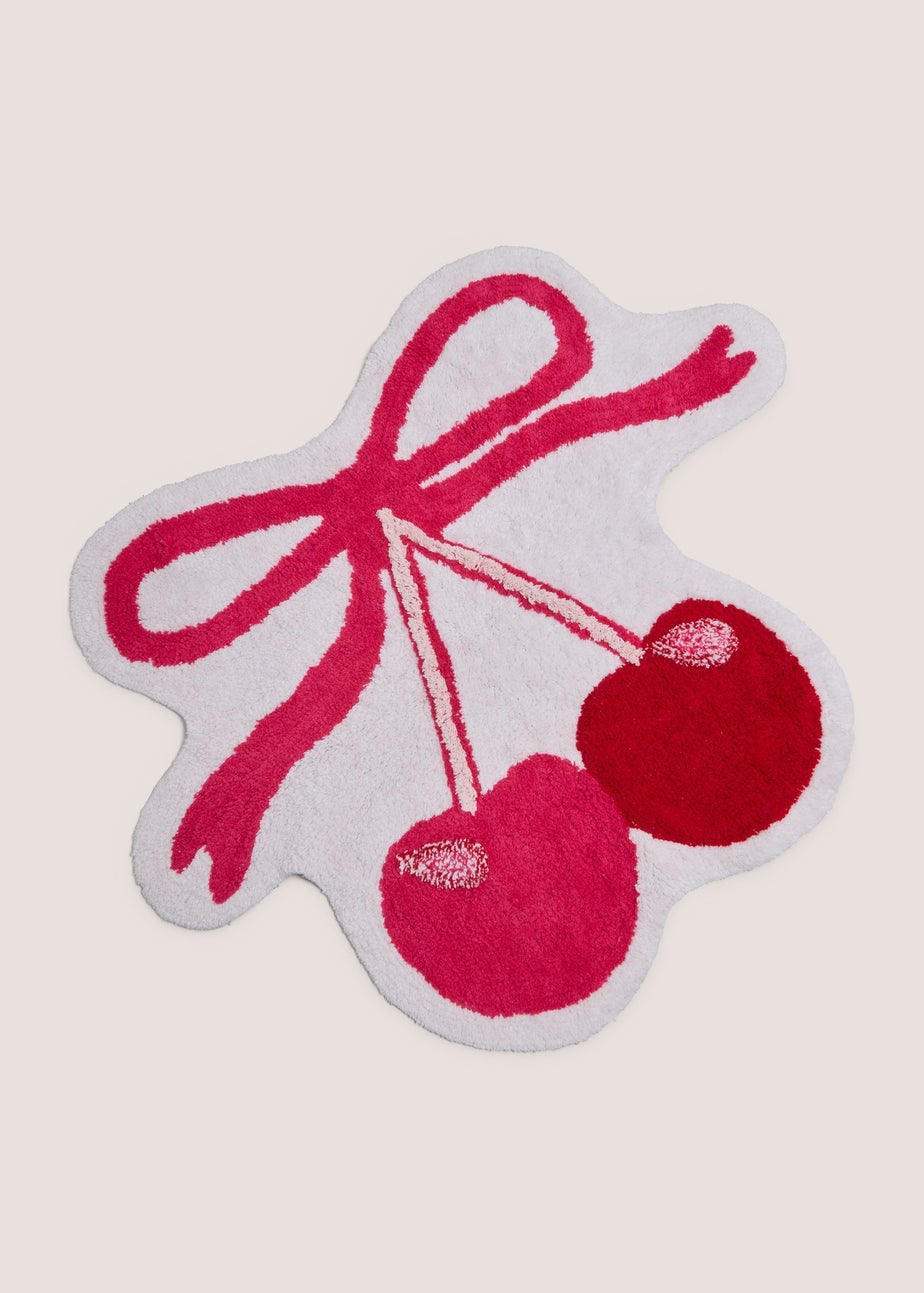 Red Cherry Bath Mat