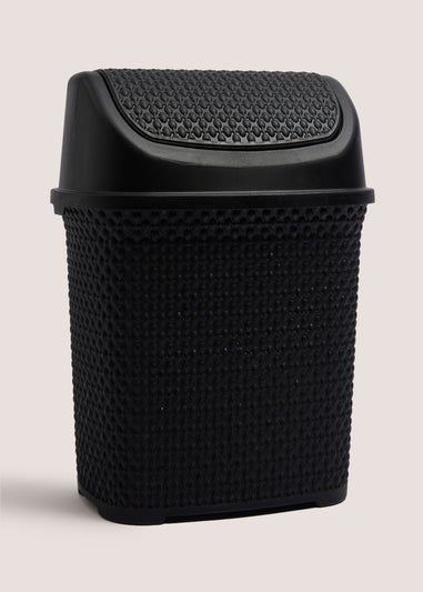 Black Plastic Bin