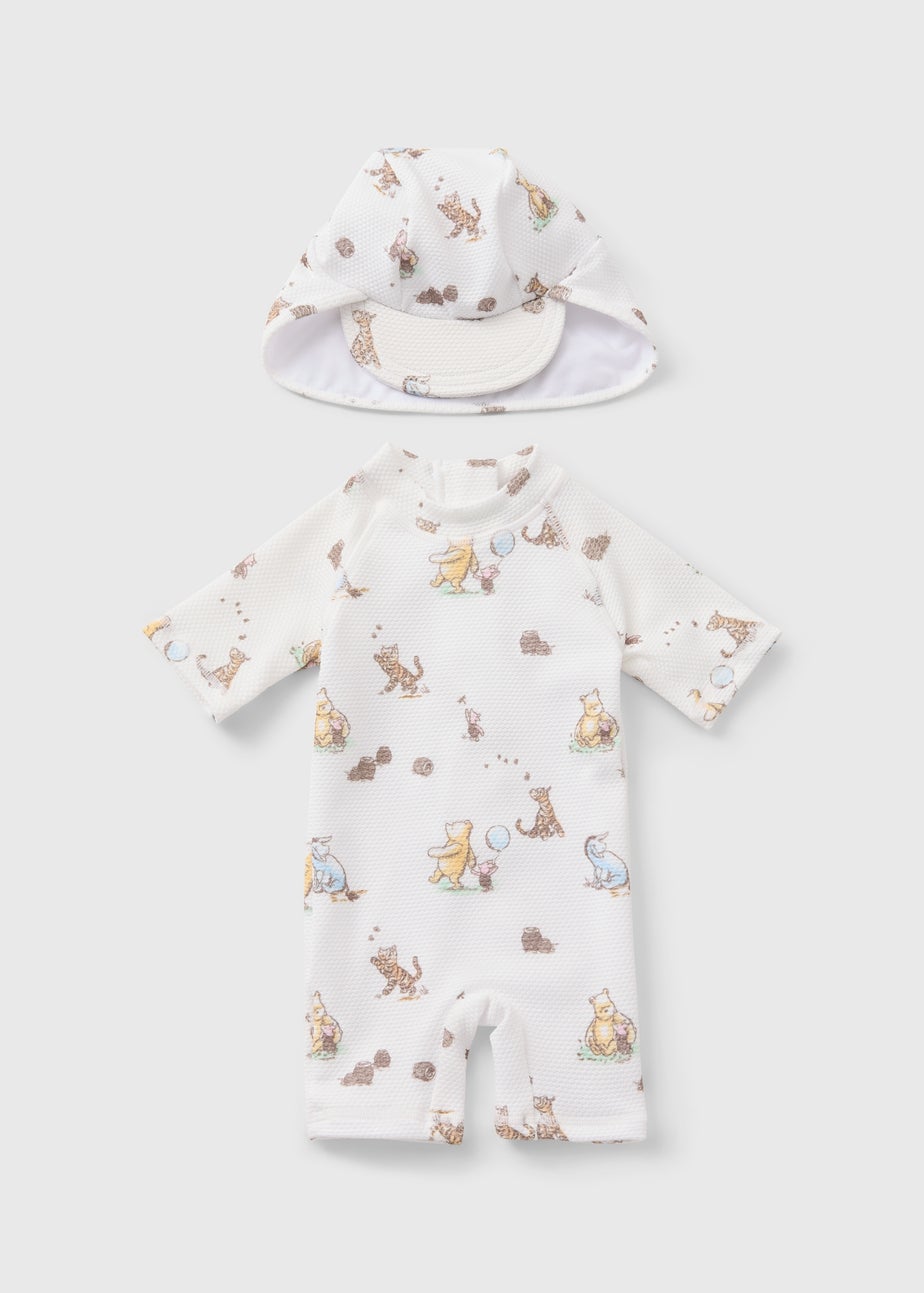 Winnie The Pooh Baby Surf Suit & Hat Set (Newborn-23mths)